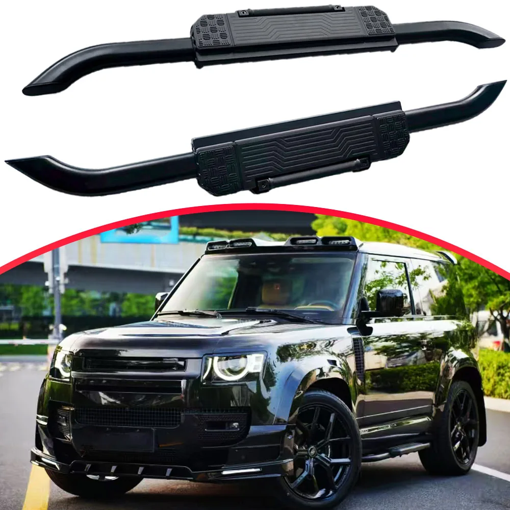 

2pcs Side Step fit for LR Defender 90 2020-2026 L663 Running Board Pedal Rail Board Dedicated Pedals New upgrade Accessories
