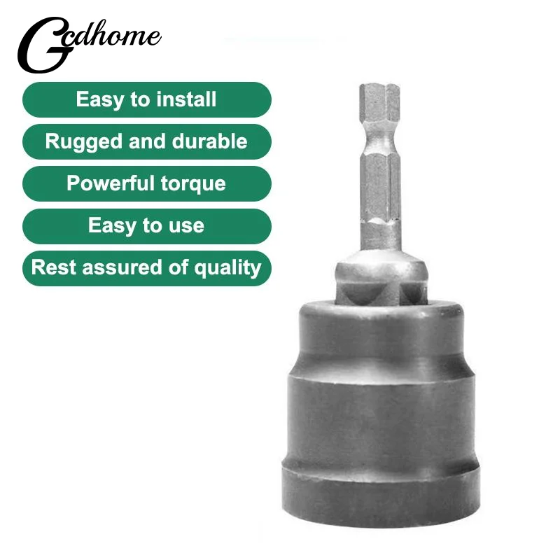 Universal Scissor Car Jack Adapter Rv Stabilizer Jack Drill Adapter Car Disassemble Tool Steel Ball Joint Rod Impact Wrench Tool