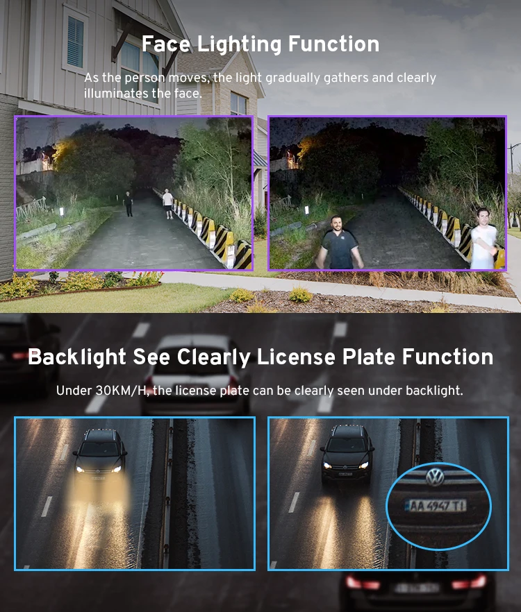 4K 8MP 8채널 보안 시스템 실외 양방향 오디오 풀 컬러 야간 투시 PoE NVR 키트 CCTV IP 감시 카메라 시스템