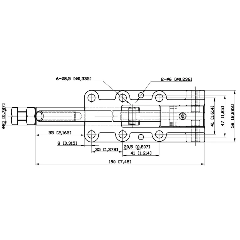 CH-31200-HL المشبك CH31200HL المشبك Ch31200hl دفع سحب المشبك