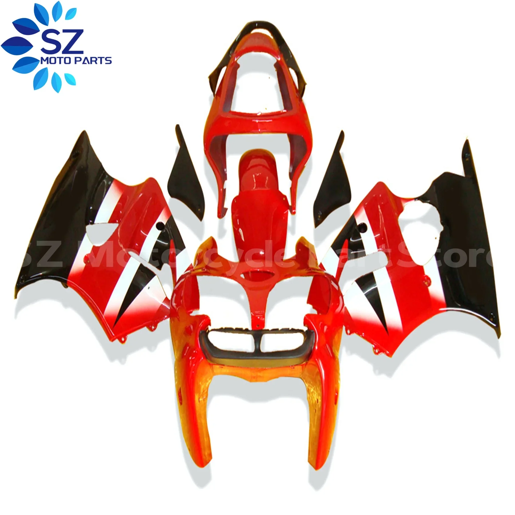 جديد ABS دراجة نارية كامل الهدايا المجمعة صالح لكاواساكي ZX-6R ZX6R 636 2000 2001 2002 00 01 02 مخصص Fairings أطقم هيكل السيارة قذيفة