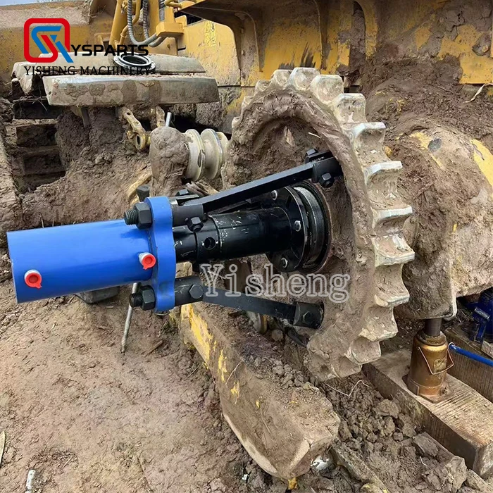 YSPARTS Bulldozer Hydraulic Sprocket Remover Portable Type 120ton Sprocket Disassembly Tool 220v Manual and Electric Type