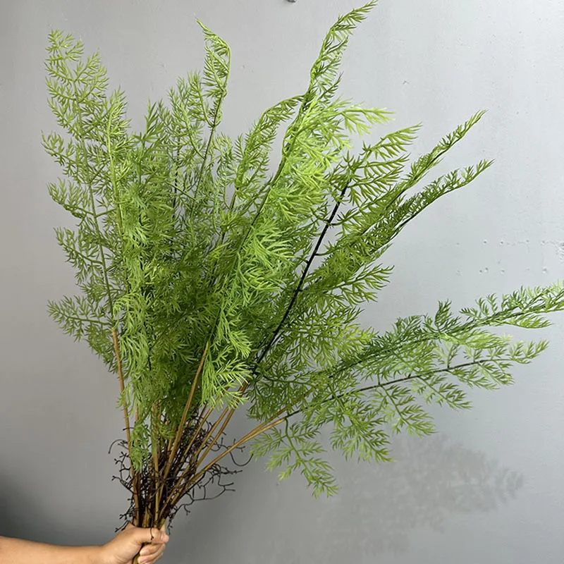 

Simulation Plants Plastic Artemisia Annua Pine Fern Shopping Mall Decoration Fake Green Plant Artificial Gold Powder Ferns Grass