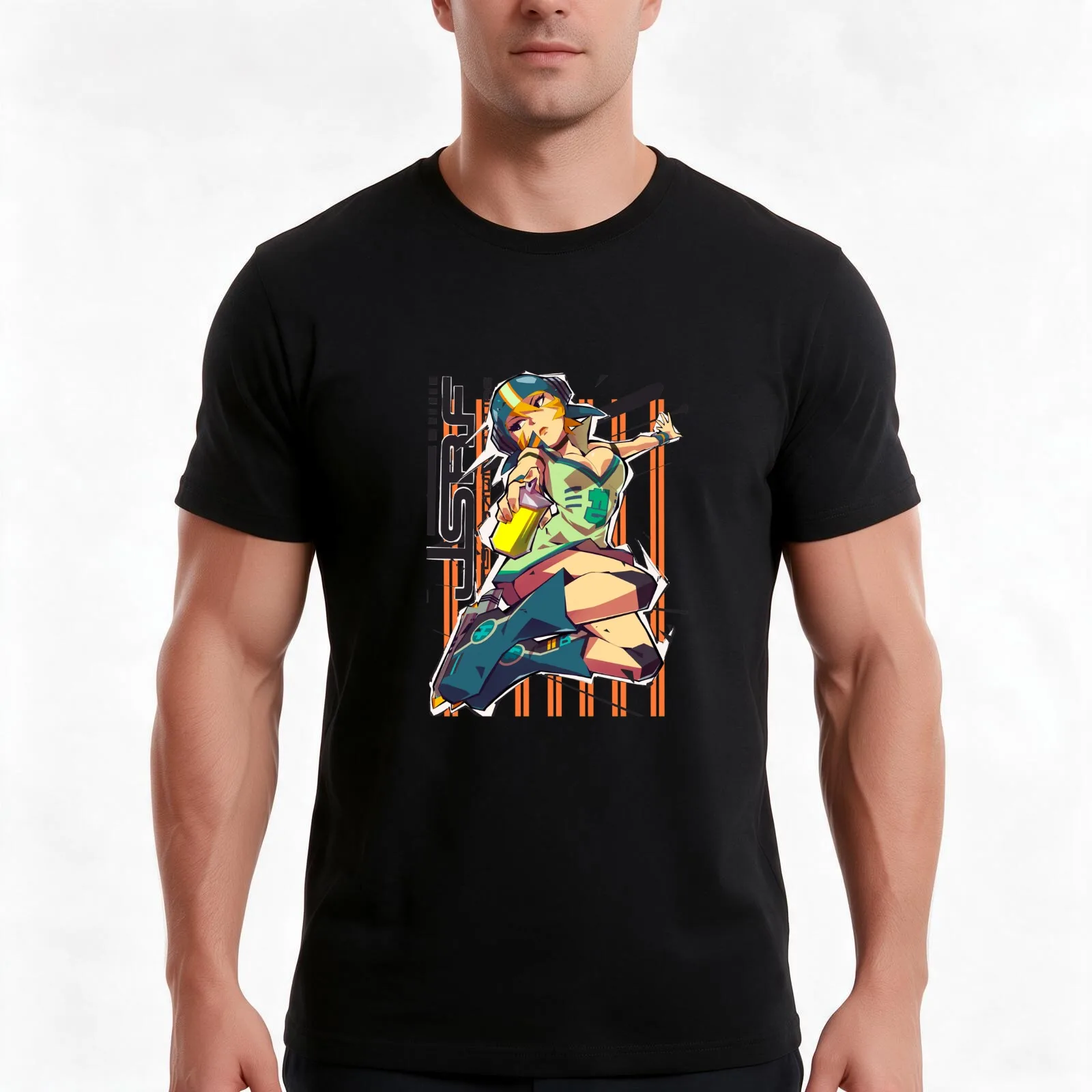 Jet Set Radio Game Action Developed By Smilebit Controls A Gang Of Youths Who Use Inline Skates To Walk Gum Jsrf Gifts F T-Shirt