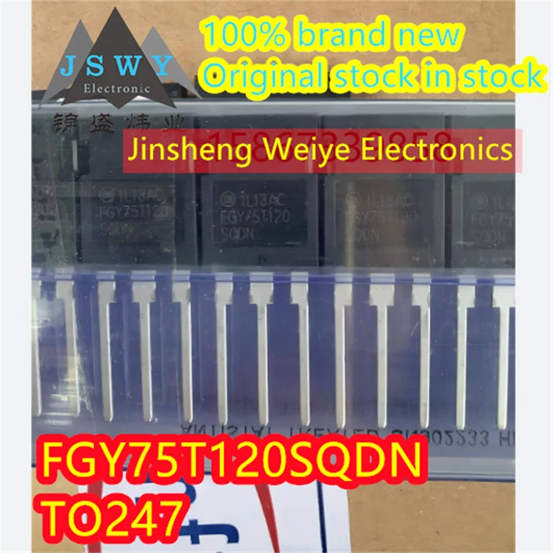 

8pieces/batch FGY75T120SQDN FGY75T120 New spot TO-247 high power welding machine IGBT 1200V 75A 100% electronics original