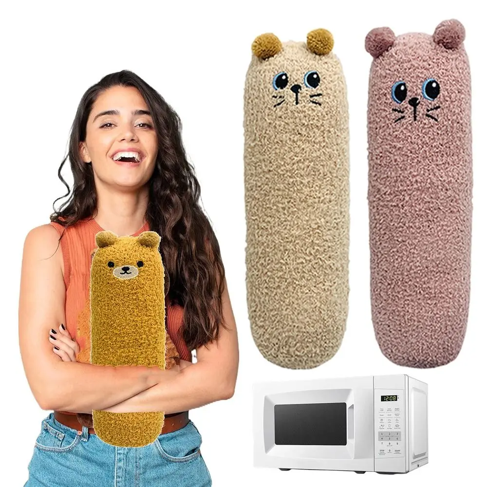 귀여운 전자 레인지 난방 봉제 인형 Ceramsite 필링 뜨거운 압축 난방 인형 베개 패드 지속적인 따뜻함 아늑한 플러시