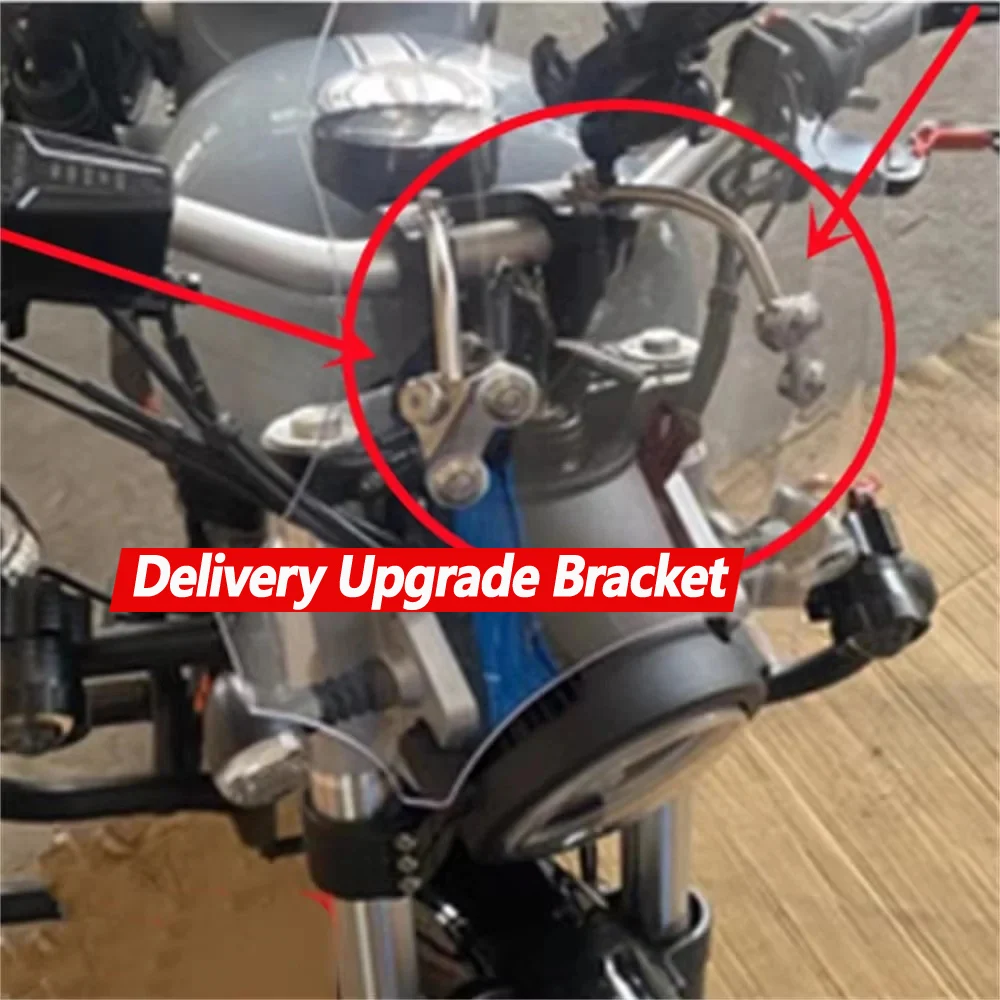 For BENDA 300 Windshield modification motorcycle travel windshield Chinchilla 300 special high-end widened and thickened version