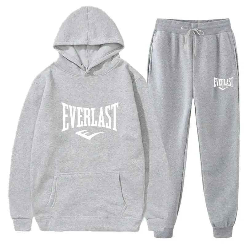 

2025 new letter printed men's hoodie set, casual wear, fitness wear, running wear, men's sportswear suitable for daily shopping