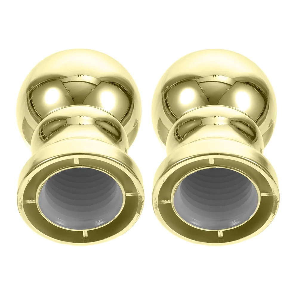 

2pcs Flagpole Finials Abs Flag Topper Replacement Outdoor Garden Decoration Lightweight Durable Ornament Decor