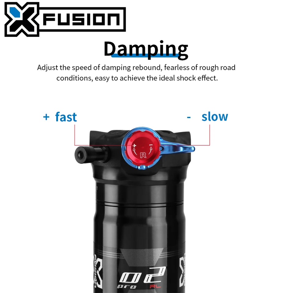 XFUSION O2 PRO RL/RV Mtb Rear Shock Absorber 185/210/220mm