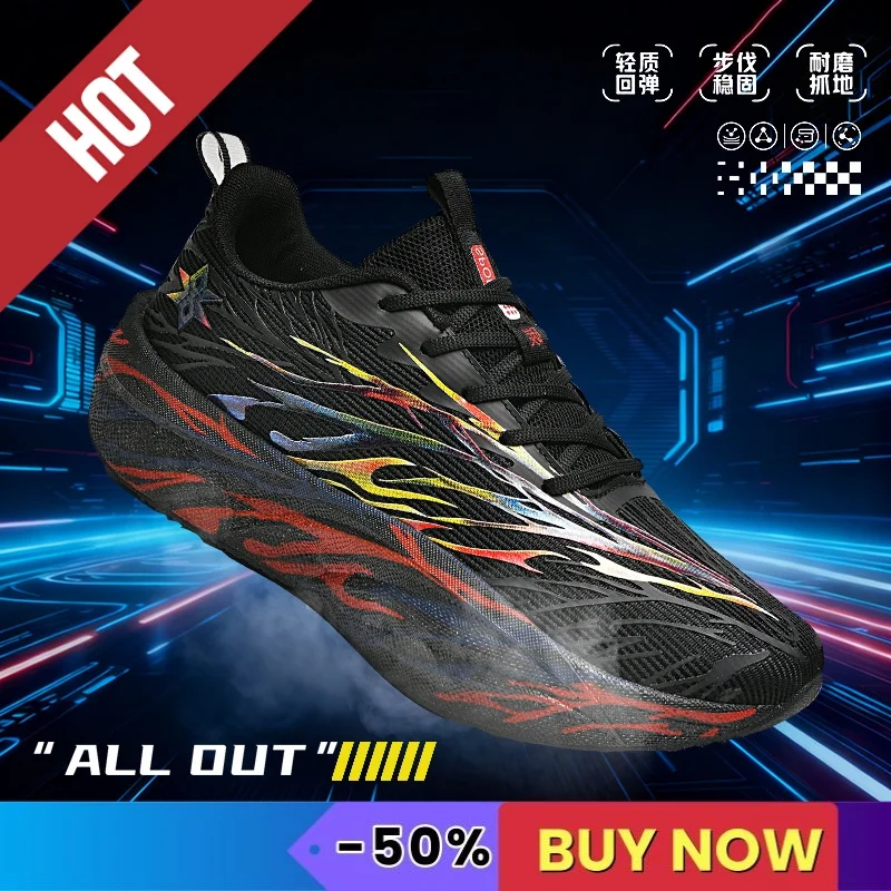 

Sports Running Shoes Men Marathon Training CarbonPlate Lightweight Breathable Women Comfortable Athletic Nonskid Sneakers Gym