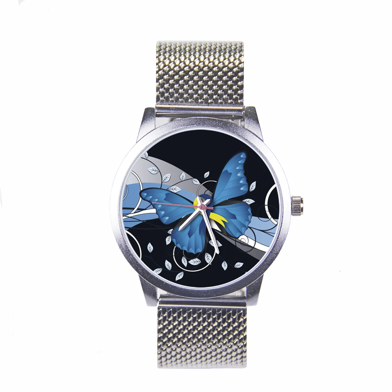 

Punk Master Men Gift Blue Quartz Watches Silver Gifts for Men Watch Personalized Customization Fashion Trend Wach