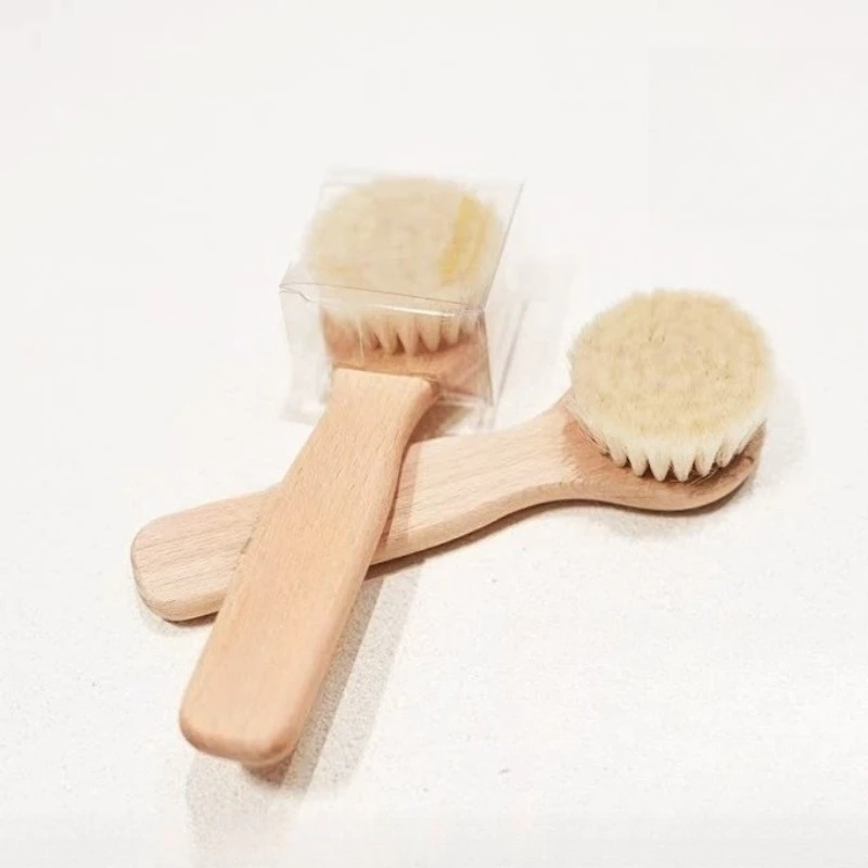 2026 New Goat‑Hair Pet Powder Brush, Professional Grooming Dusting Brush for Cat Terrier West Highland Jack Russell Styling Tool