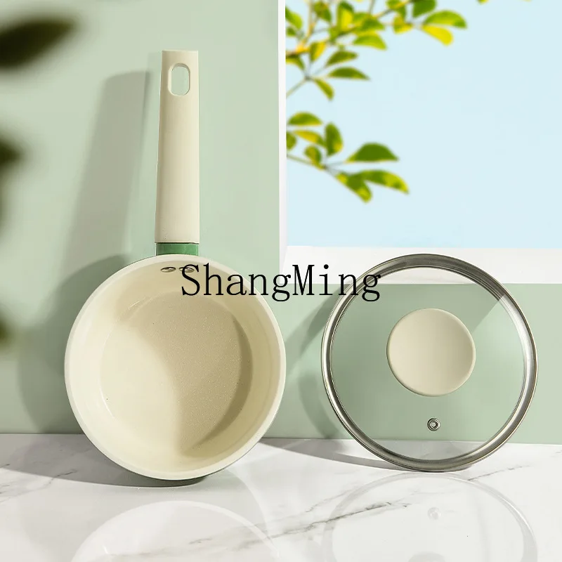 

CL ceramic non-stick small milk pot complementary food pot, household porridge, milk and noodles cooking artifact 0 fluorine