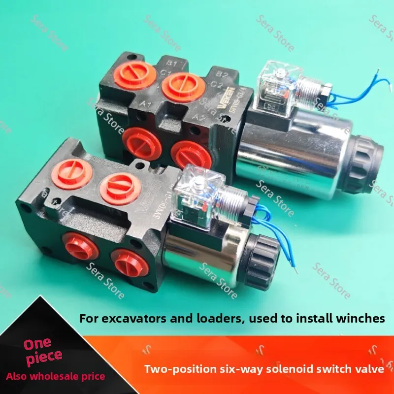 SVV06/SVV09 Solenoid Diverter Valve Hydraulic Multiple Directional Control 24v 12v