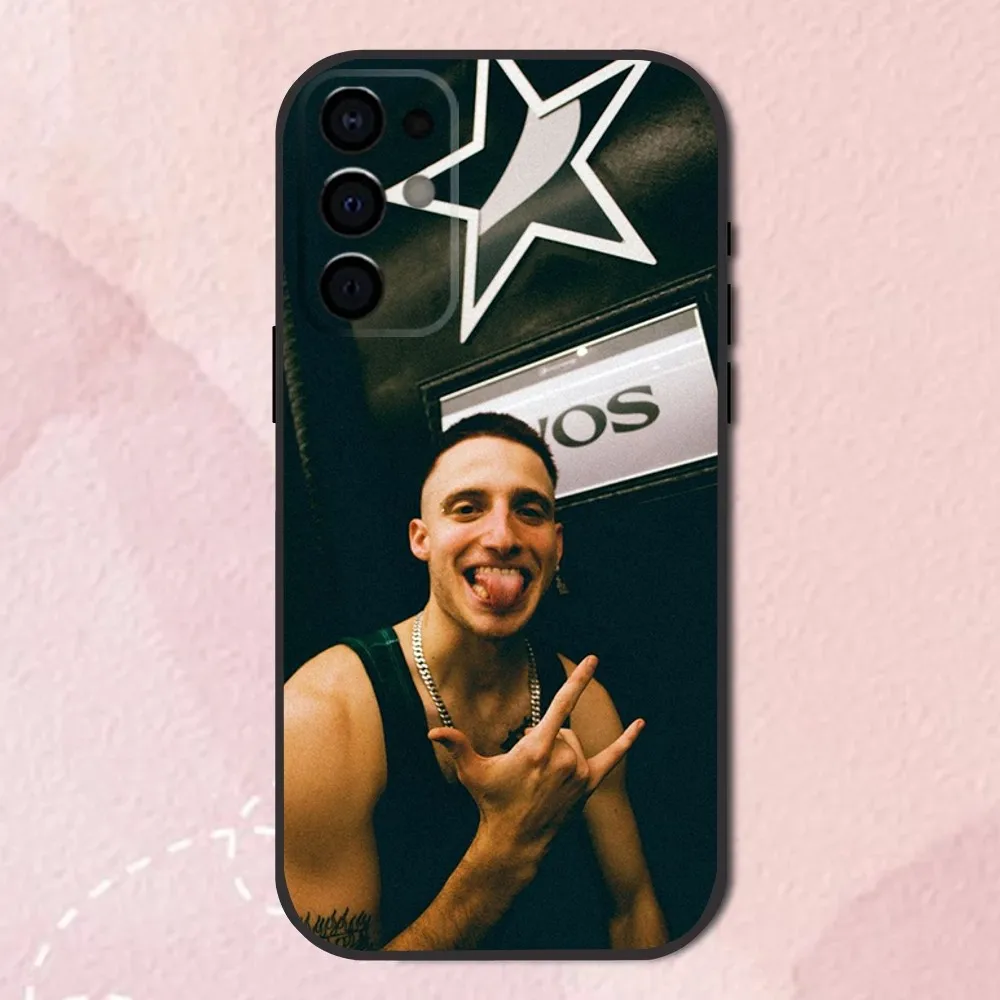 Singer Wos Valentin Oliva Phone Case For Samsung S24,S21,S22,S23,S30,Ultra,S20,Plus,Fe,Lite,Note,10,9,5G Black Soft Cover