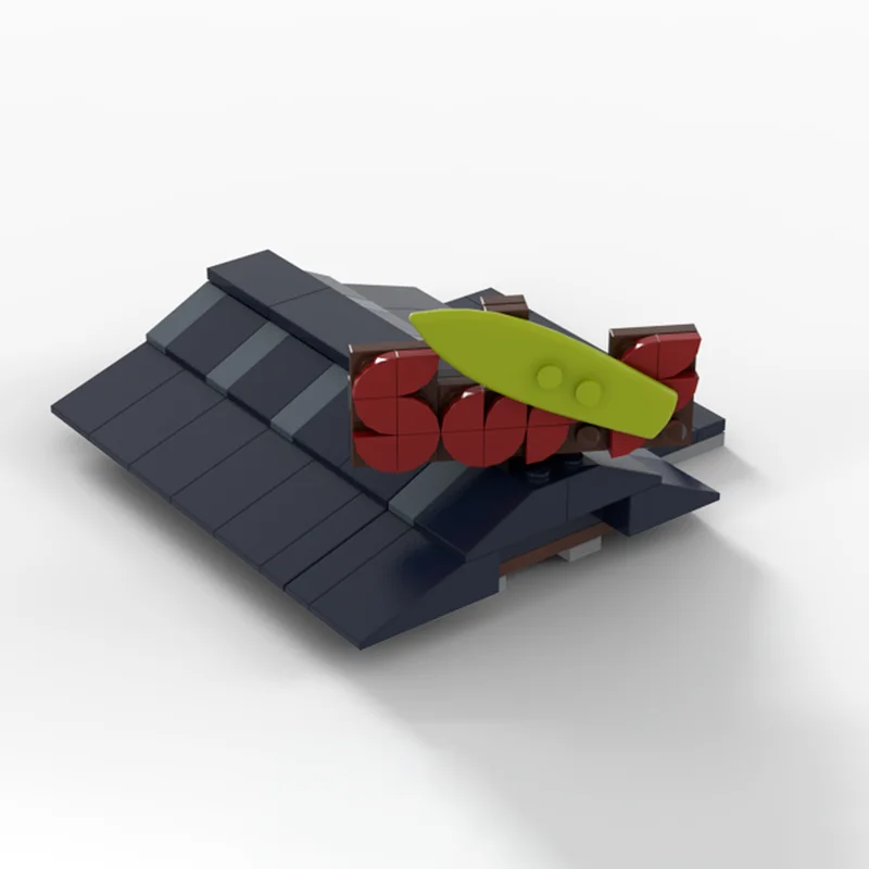 Modelo de construcción de ciudad Modular, ladrillos de construcción Moc, tecnología de casa de playa, bloques modulares, regalos, juguetes de Navidad, conjuntos DIY de montaje