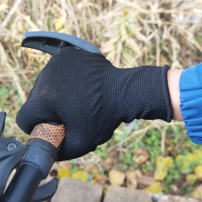 Non-slip Touchscreen Nylon Gloves Men Women Summer Outdoor Riding Sport Fitness Breathable Non-slip Sunscreen Half Finger Gloves