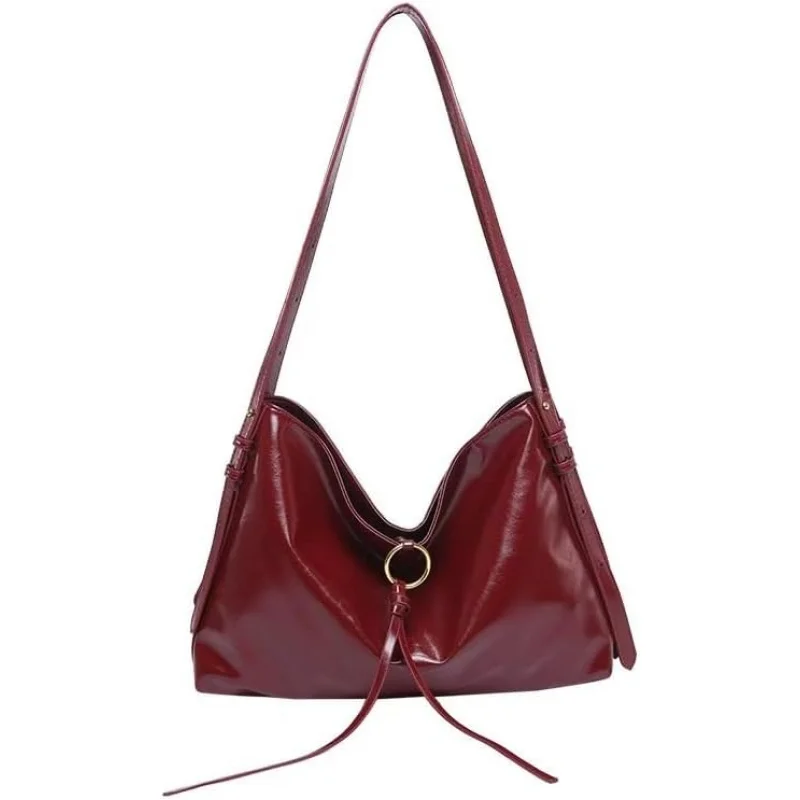 

Hobo Bags Women PU Slouchy Shoulder Handbags, Designer Crossbody Bag Large Satchels Purse for Travel Work Going out