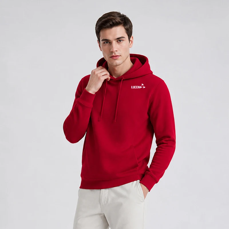 LUCEN Men's high-quality outdoor sports climbing hooded sweatshirt for daily casual wear Tops view 3