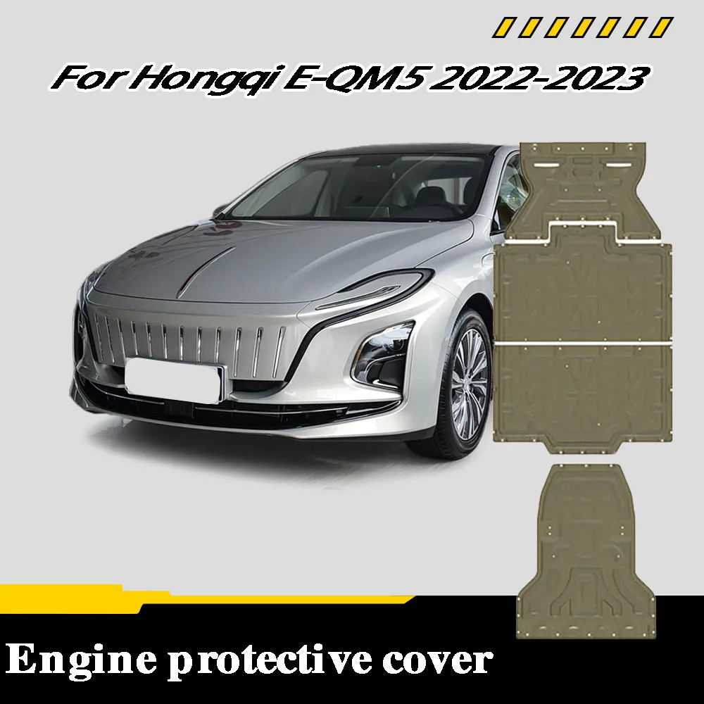 

For Hongqi E-QM5‌ 2022-2023 431KM Protective Plate For Engine Battery Oil Tank Oil Circuit Chassis Guard Board Protection Plate