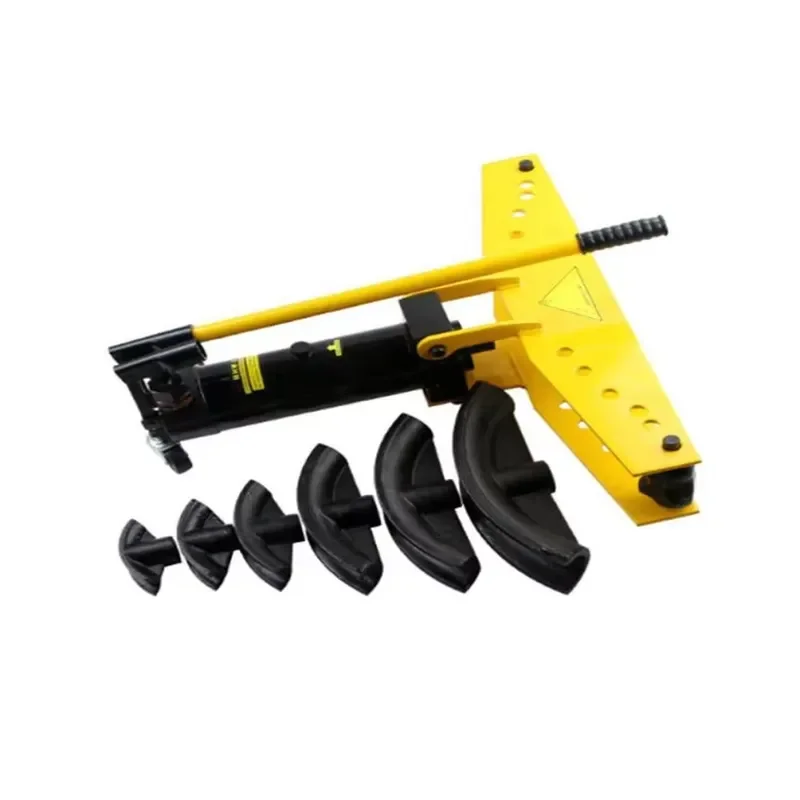 Hydraulic Round Pipe Square Tube Benders Pipe Bending Machine Stainless Steel Wooden Box Manuel 13 - 34 Bending Radius