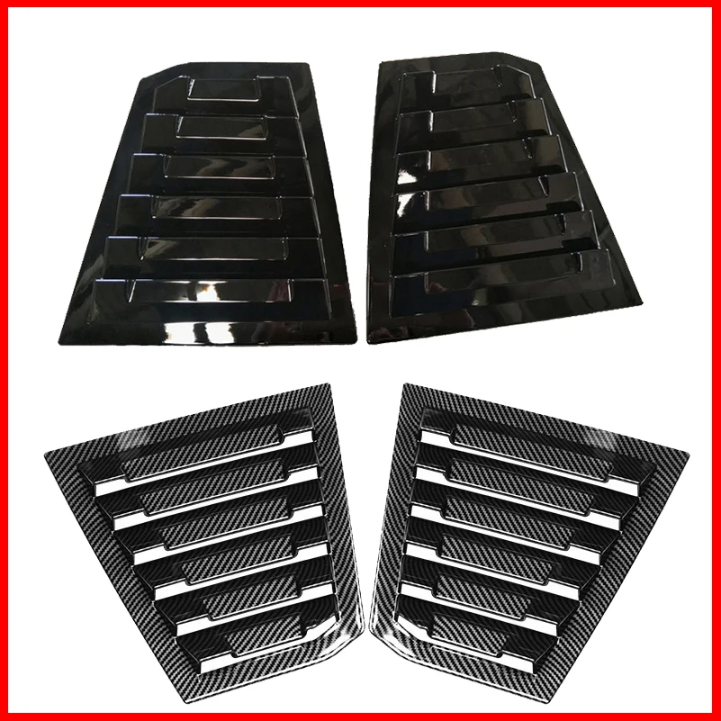 

For Chevrolet Cruze 2016~2019 Rear Window Blind Shades Louver Vent Molding Cover Sticker Trim Auto Car Styling Accessories