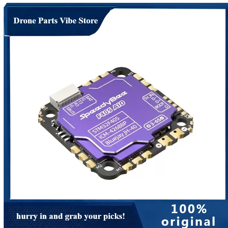 

Полетный контроллер APSpeedybee F405 AIO 40A 25x25 мм для FPV-дронов и DIY-проектов