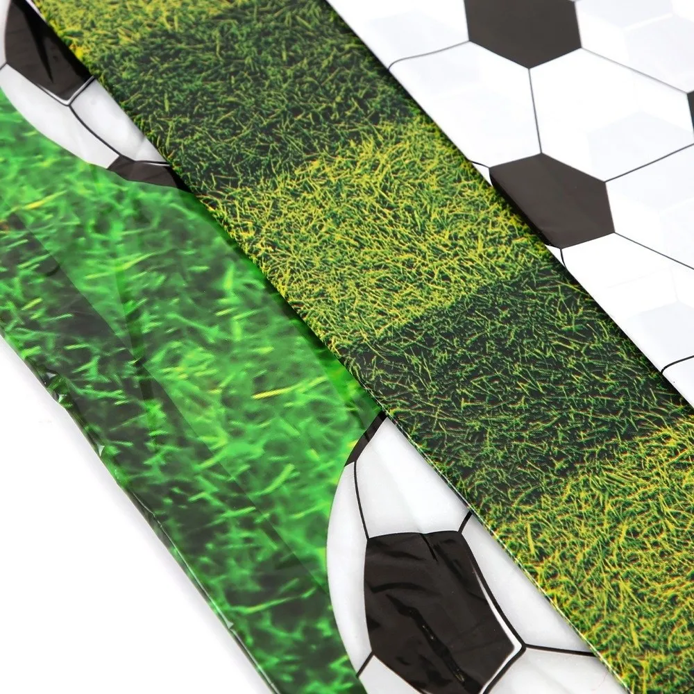 Plastic Football Theme Tablecloth Disposable Soccer Grass Design Soccer Table Cover Waterproof Rectangle Soccer Banner