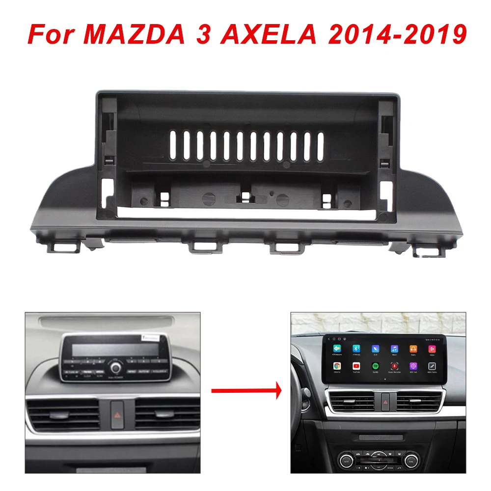 

12,3-дюймовая рамка-адаптер для автомагнитолы с Canbus, установочный комплект для Android для MAZDA 3 AXELA 2014-2019