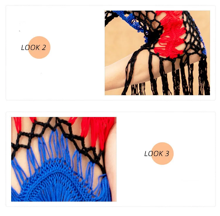 Sommer Damen Mädchen regelmäßiger sexy Pullover BIKINI-Plus Size Cover Up Beachwear übergroße Badebekleidung Sonnenschutzkleidung Dressing