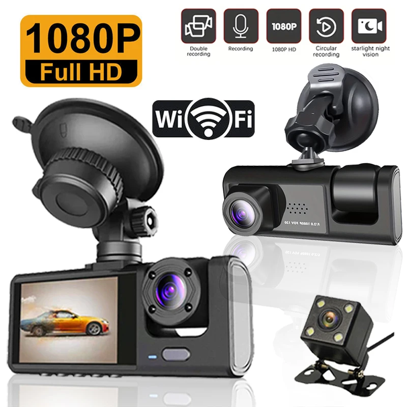 

Car DVR WiFi Full HD 1080P Dash Cam Rear View Vehicle Car Camera Drive Video Recorder Night Vision Auto Dashcam Car Accessories