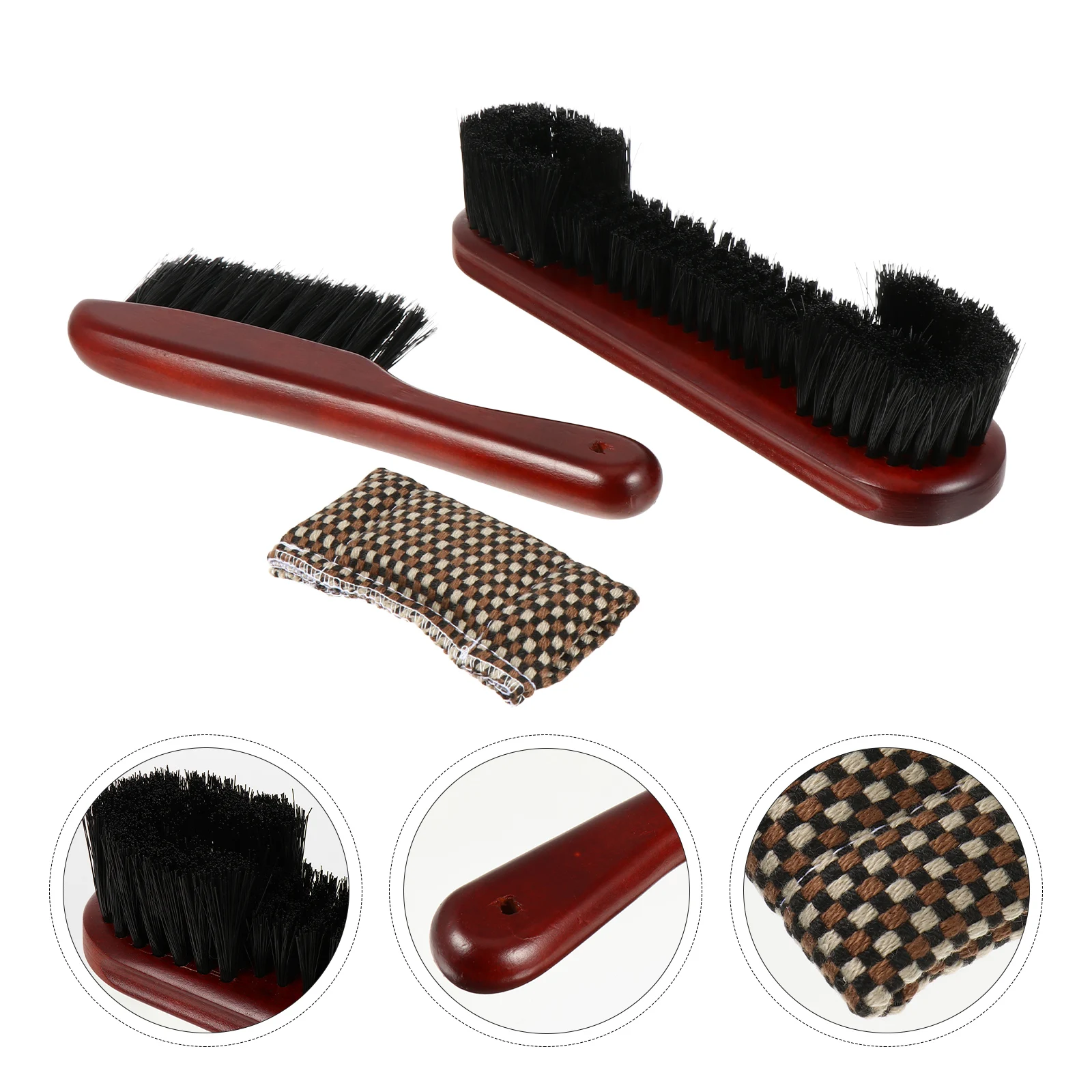 

Billiard Brush Set Pool Table Cleaner Snooker Rail Brush Kit Premium Material Long Lasting Use Comfortable Hold Red Color Pool