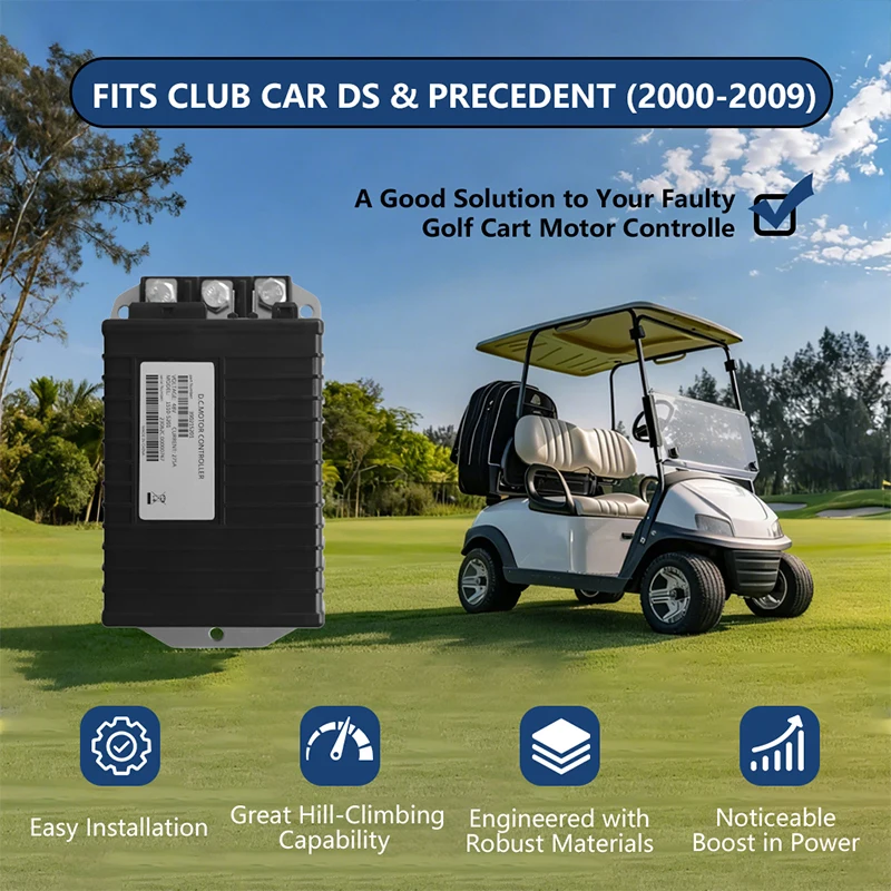 48 فولت 250A وحدة تحكم محرك التيار المستمر 4626750 لسيارة كورتيس كلوب DS عربة جولف 1510-5201 الولايات المتحدة