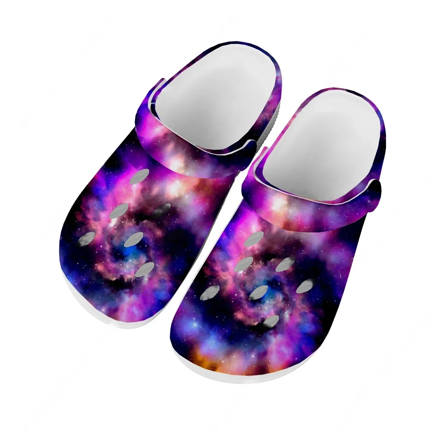 

Galaxy Water Shoes Mens Womens Comfortable Fashion Home Garden Clogs Customizd Sandals Beach Breathable Hole Slippers