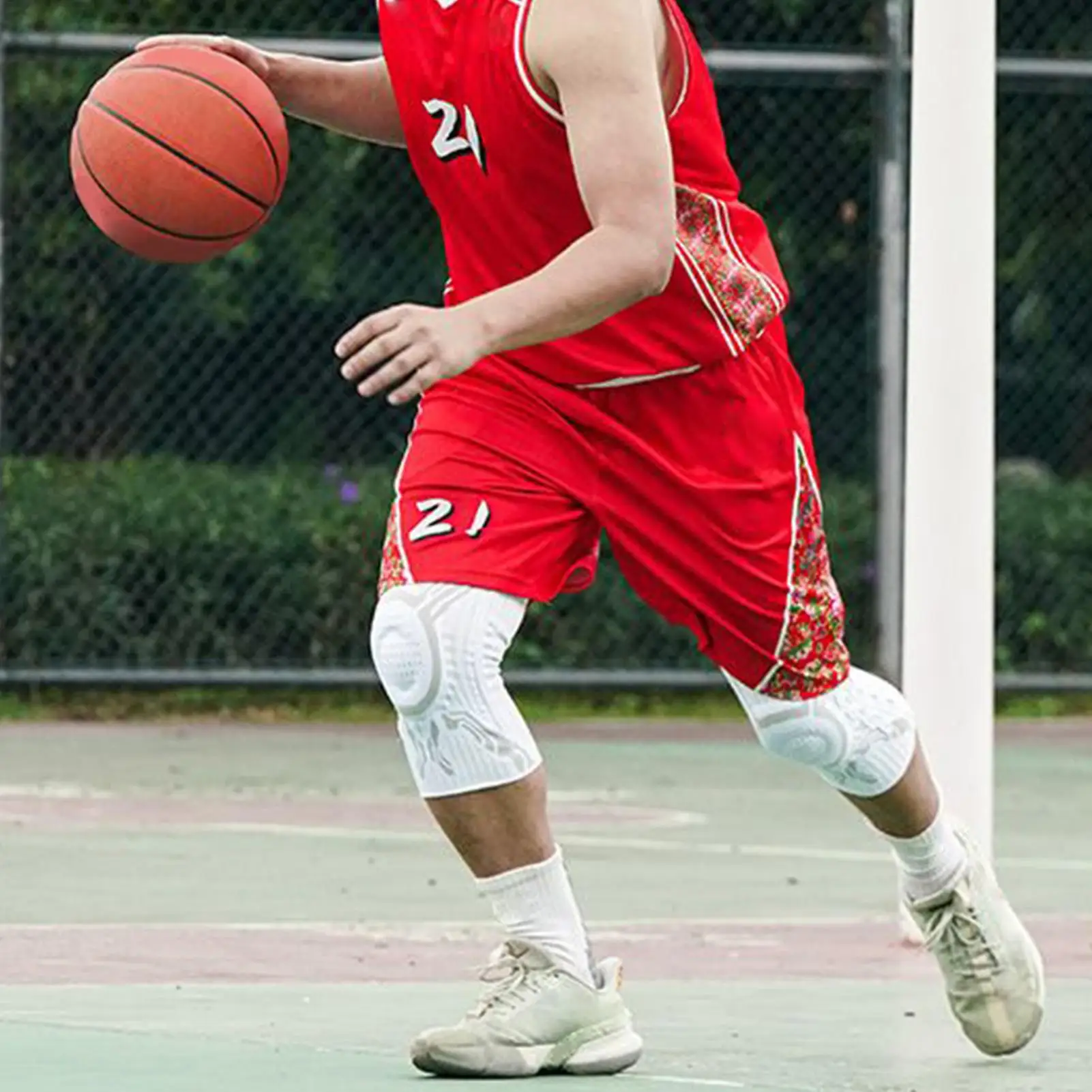 

Баскетбольный наколенник для детей, молодежи и взрослых, компрессионный противоскользящий наколенник для бейсбола, волейбола, спортивный наколенник