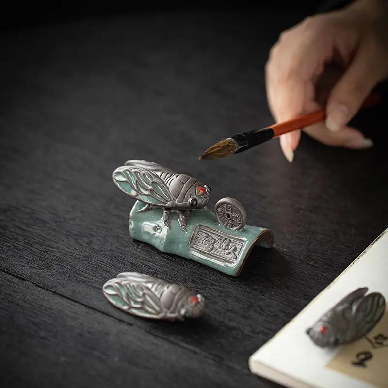 Ge Yao Xiao Jin Chan Tea Pet Ornament, Knowing Hands, Tea Play, Tea Tray Decoration, Tea Set Accessories, Gifts