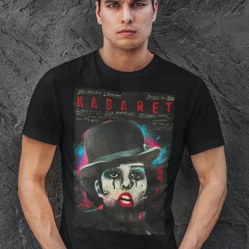 Cabaret T Shirt, Classic Liza Minnelli Shirt, Caberet Polish Movie Poster T Shirt, Movie Fan Gift