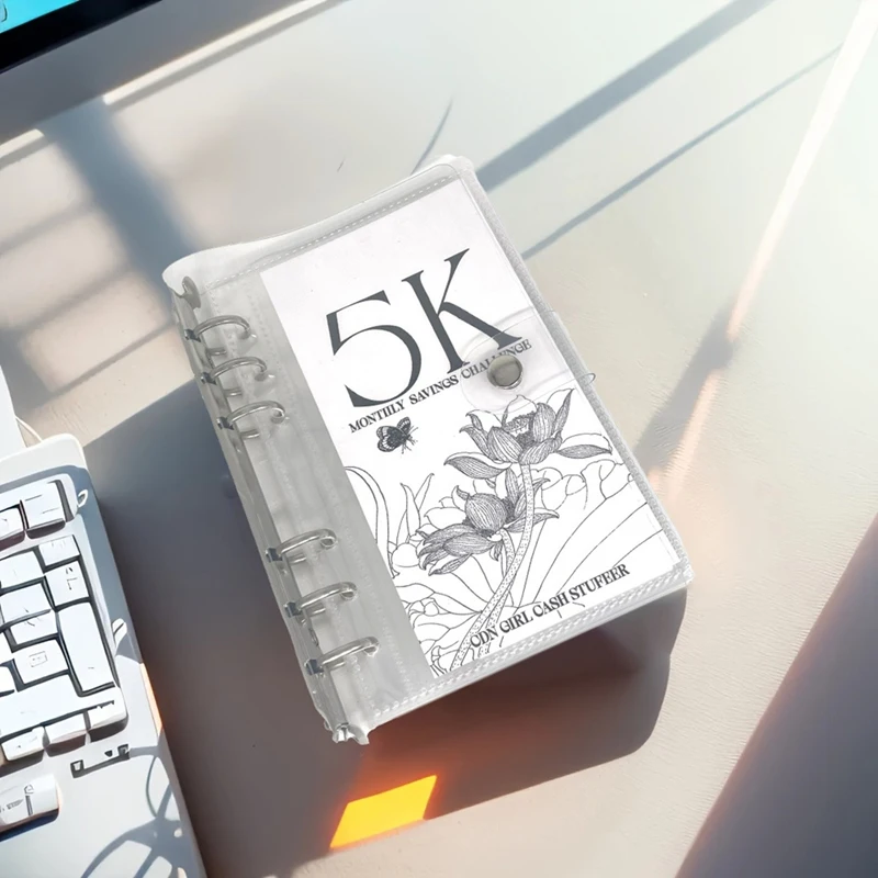 مغلفات تحدي توفير المال ، سهل ومسلي ، مخطط الميزانية ، ظرف ، 12 شهرًا