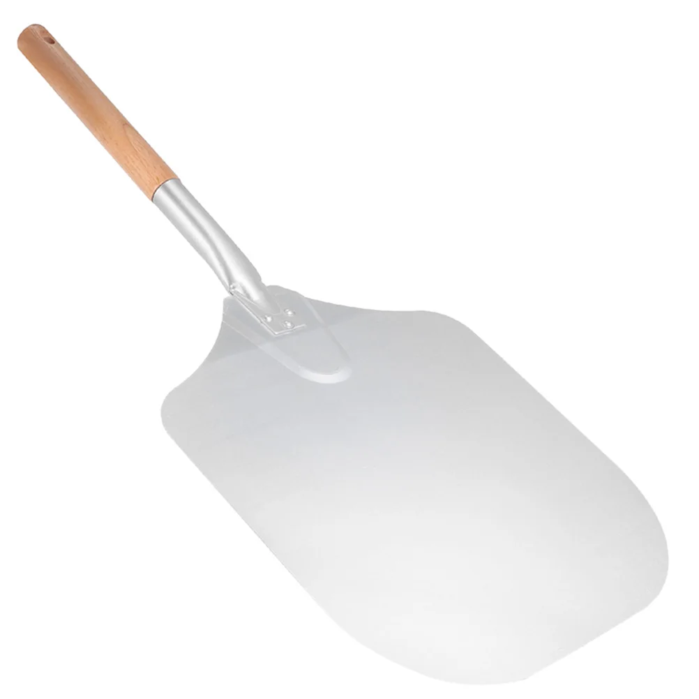 

Spiral Pattern Pizza Shovel 65cm Detachable Wood Handle Aluminum Baking Tool Cake Lifter Kitchen Supply