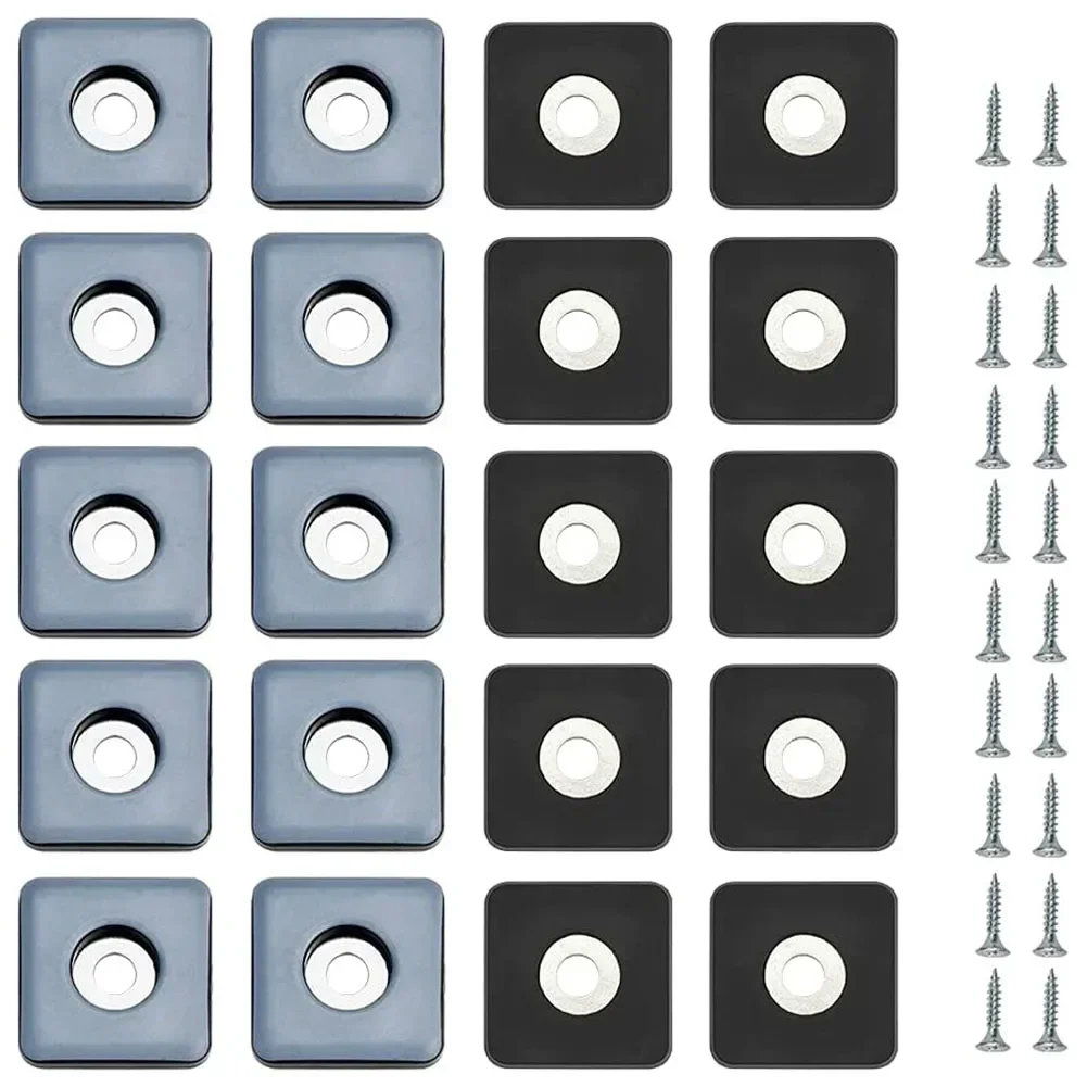 

20pcs Furniture Movers Sliders Gliders Hard Heavy Duty Sliding Sofa Bed Table Chairs Heavy Furniture Foot Pads Floor Protector