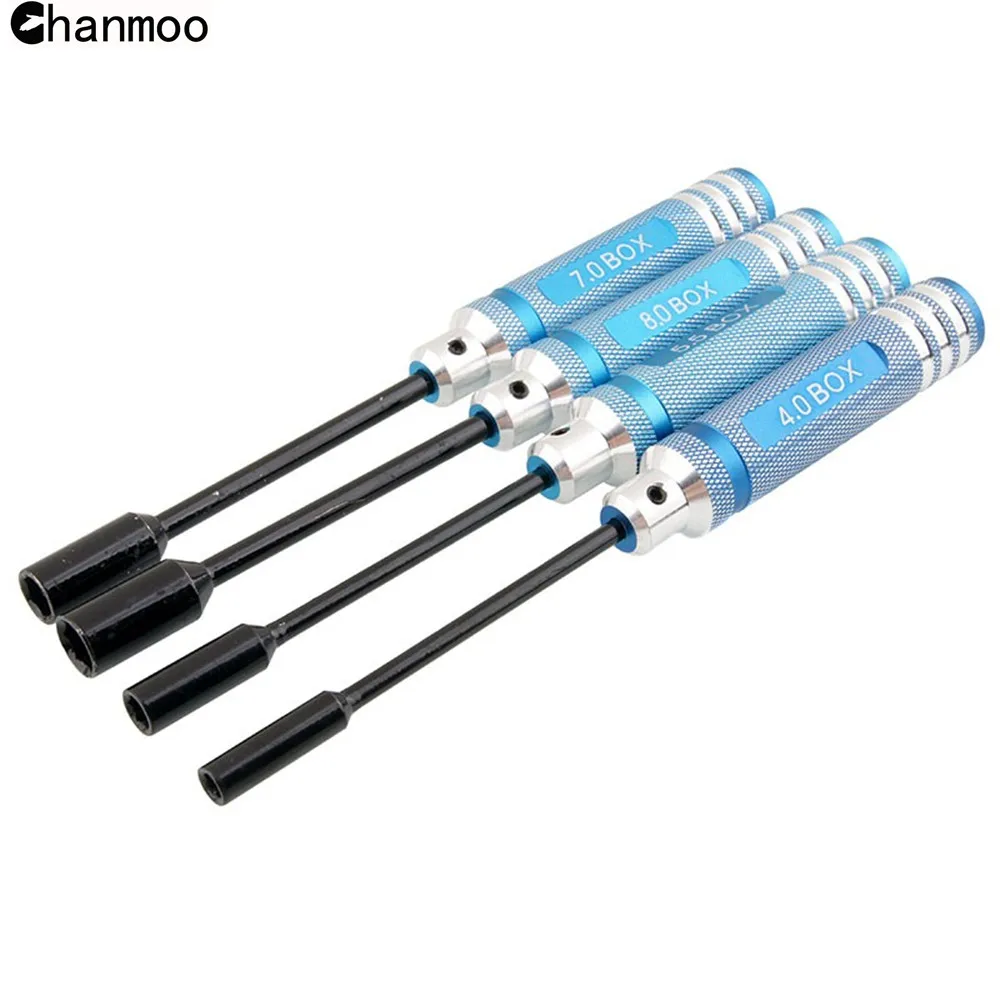H1.5/2.0/2.5/3.0/4.0/5.5/7.0/8.0mm Handvat Allen Hex Schroevendraaier sleutel Driver Gereedschap voor RC Auto Tamiya HPI HSP Traxxas Axiale Kyosho