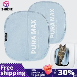 PETKIT-caja de arena para gatos, inodoro automático, succión magnética, cortina de puerta a prueba de polvo para reducir la arena, accesorios para cajas de arena PURA MAX