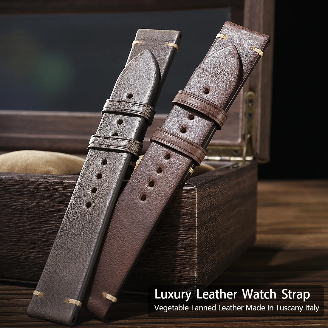 Quick Release Watch Strap Cow Leather Made in Tuscany Italy Bracelet For Omega MIDO Longines Accessories Watch Band