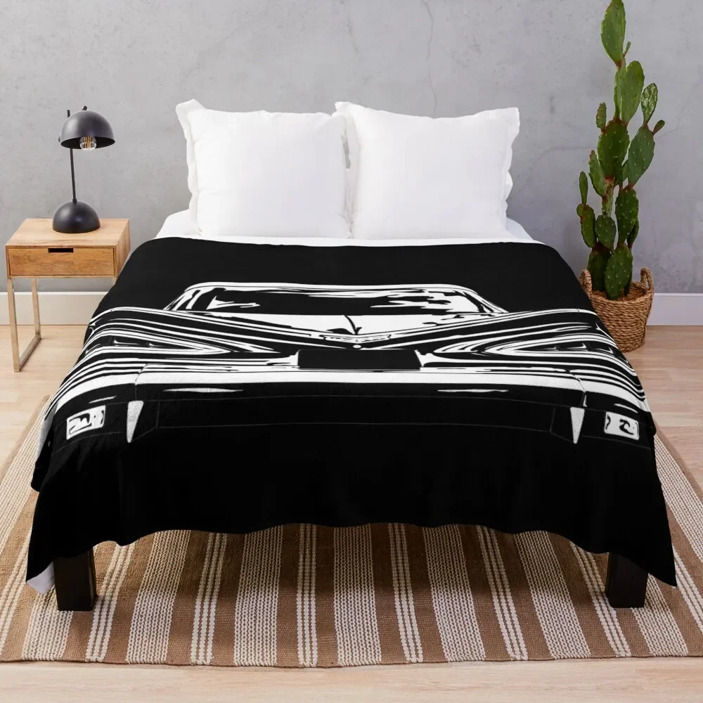 

1959 Chevy Belair Throw Blanket Vintage Decorative Beds Summer Beddings Blankets