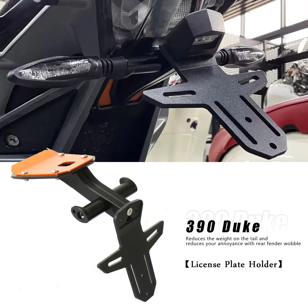 

390 DUKE 2024 Motorcycle Rear License Plate Holder Bracket Tail Tidy Fender Eliminator For 390DUKE 390Duke Duke