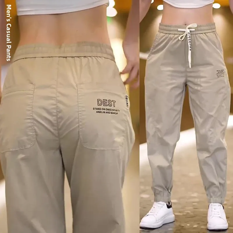 

Мужские повседневные брюки, износостойкие, грязеотталкивающие, длинные брюки, весна-осень, свободная рабочая одежда большого размера, удобные брюки для отдыха