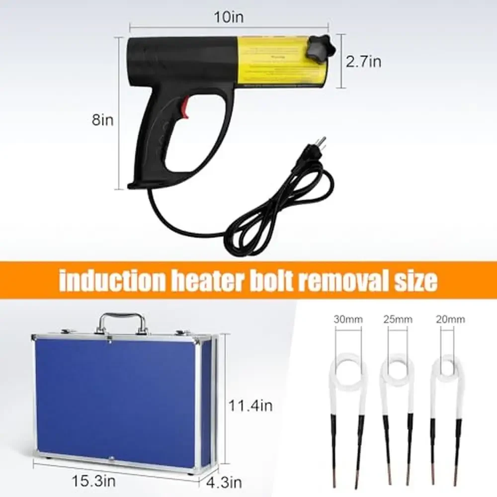 1500W Induction Heater Bolt Removal Tool with Fast Heating and Overheating Protection