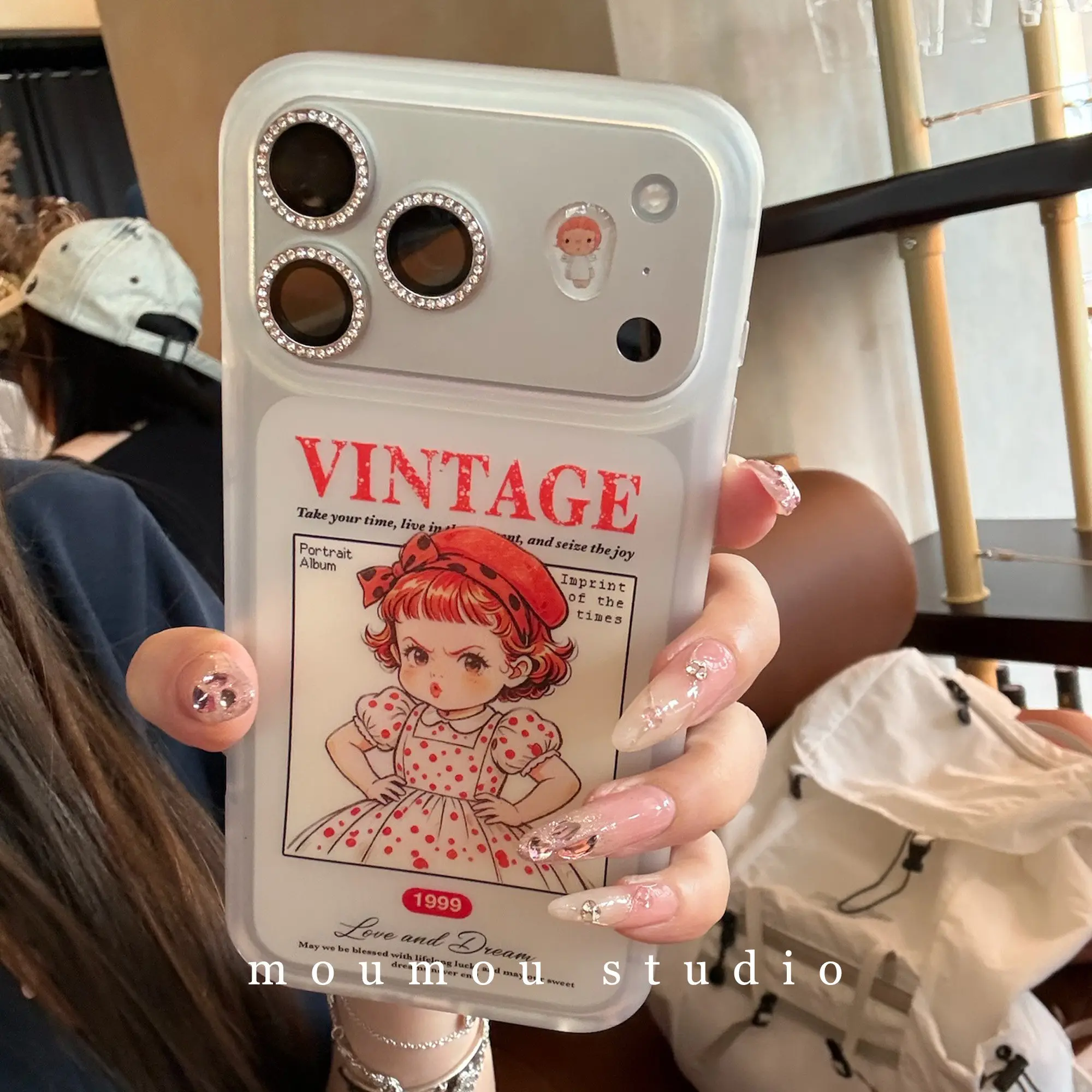 Cute Akimbo Pouting Girl Frost - đánh giá và giá Phone Cases For Girls