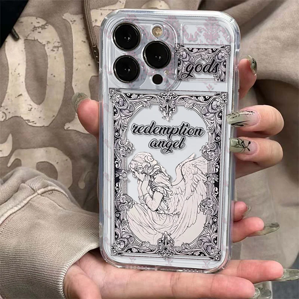 Redemption Angel Phone Case For Samsung A57 A07 A36 A26 A56 A16 A06 A55 A35 A25 A15 A05 A54 A34 A24 A14 A13 A53 Clear Back Cover